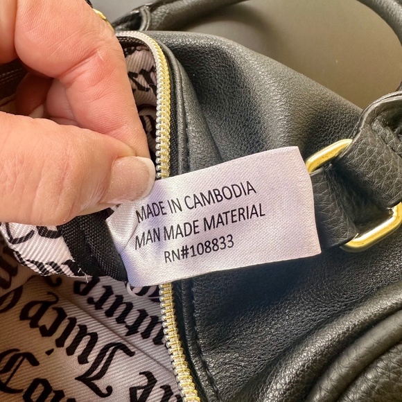 Juicy Couture "Obsession" Satchel with Dazzling Logo Rhinestones - Picture 6 of 12